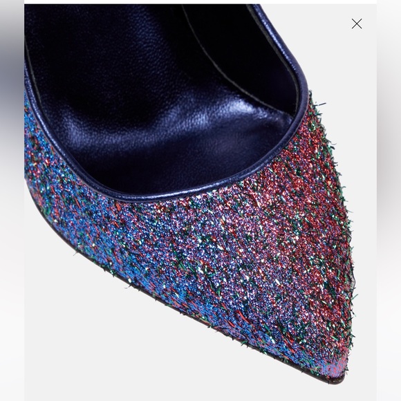 CHRISTIAN LOUBOUTIN Hot Chick 100 Lurex® pumps, Size 38.5 - Picture 6 of 13